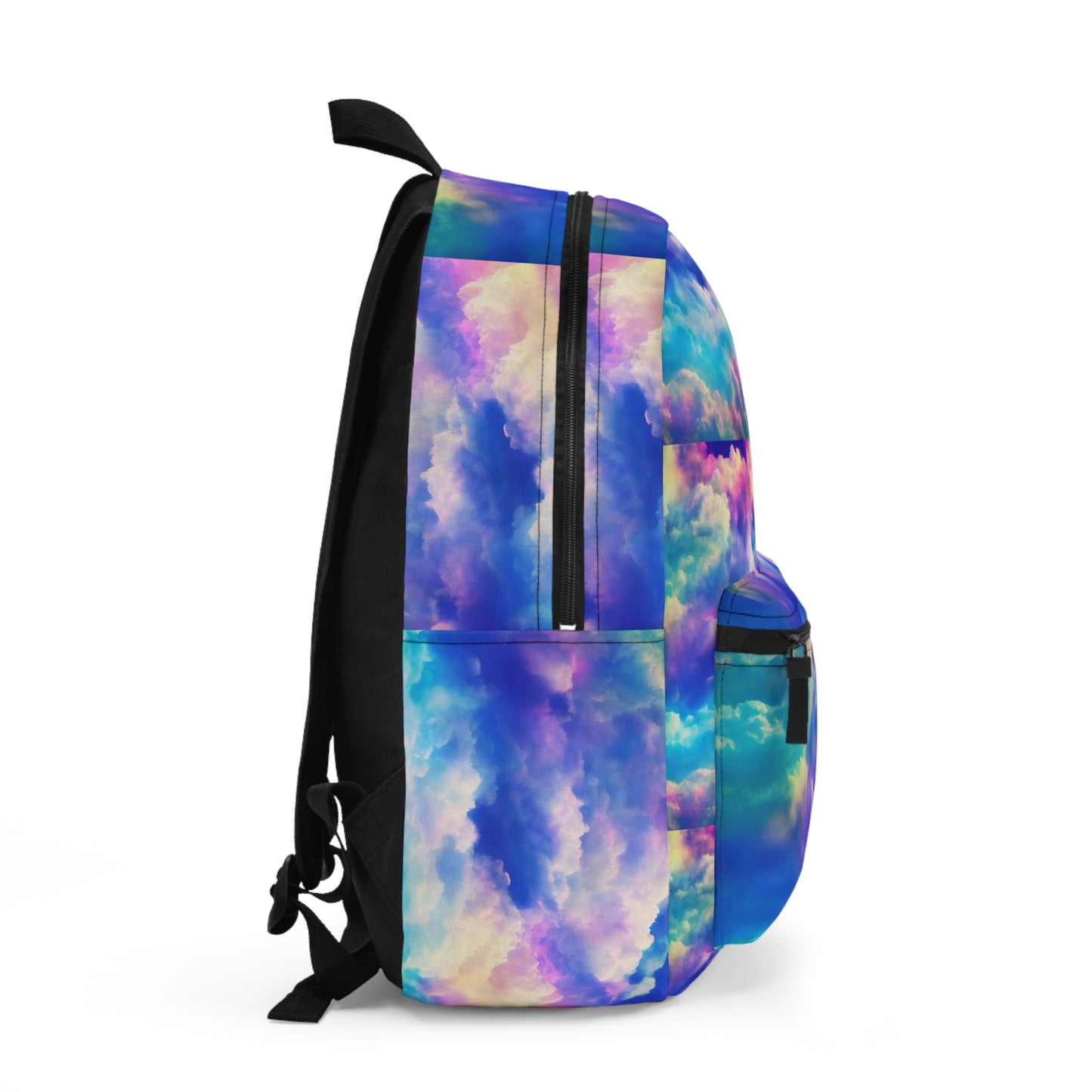 Colorful Cloud Backpack – Trendy School Bag, Stylish Travel Backpack, Artful Everyday Carrier, Gift for Teens, Vibrant Daypack