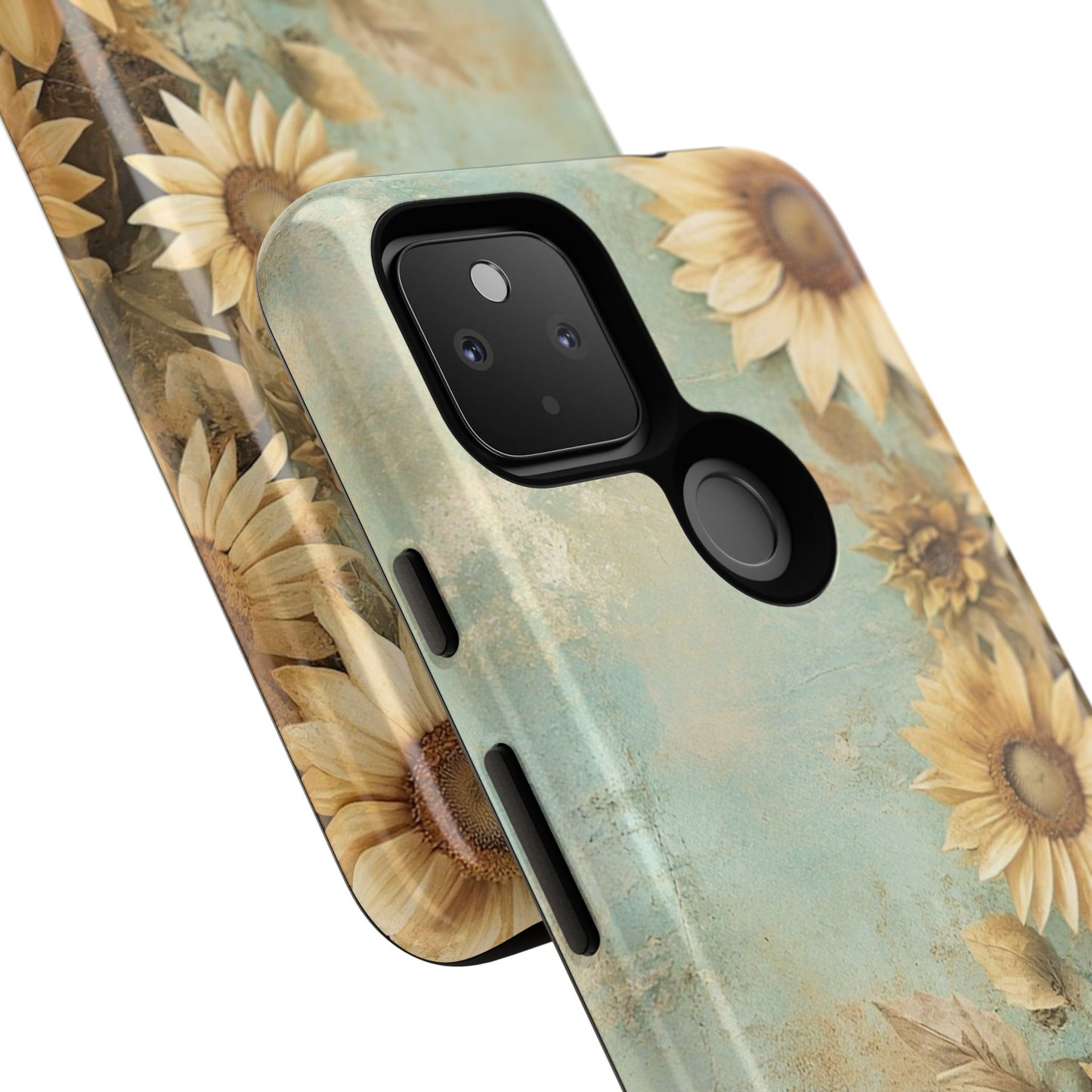 Sunflower Phone Case, Tough Shell Floral Cover, Nature Inspired Gift, Durable Protective Case, Perfect for Spring and Summer