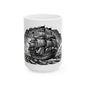 Nautical Ship Ceramic Mug - Vintage Sailing Design, Coffee Cup for Nautical Lovers, Gifts for Sea Captains, Ocean Theme