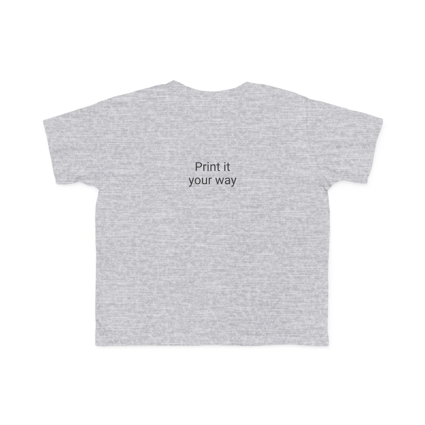 Colorful Toddler Tee - Perfect for Back to School, Kids' Birthday Gift, Playdates, Everyday Wear, Print Your Way