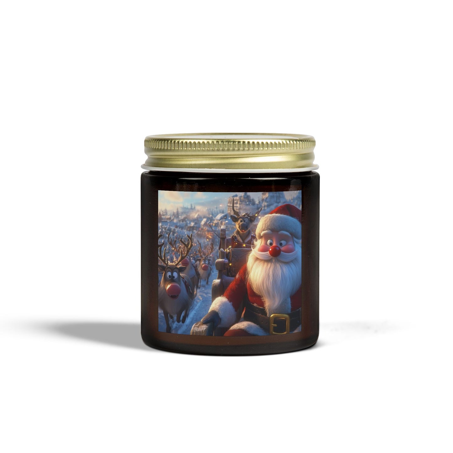 Festive Scented Candles, Christmas Decor, Holiday Gifts, Cozy Nights, Home Fragrance, Santa-themed