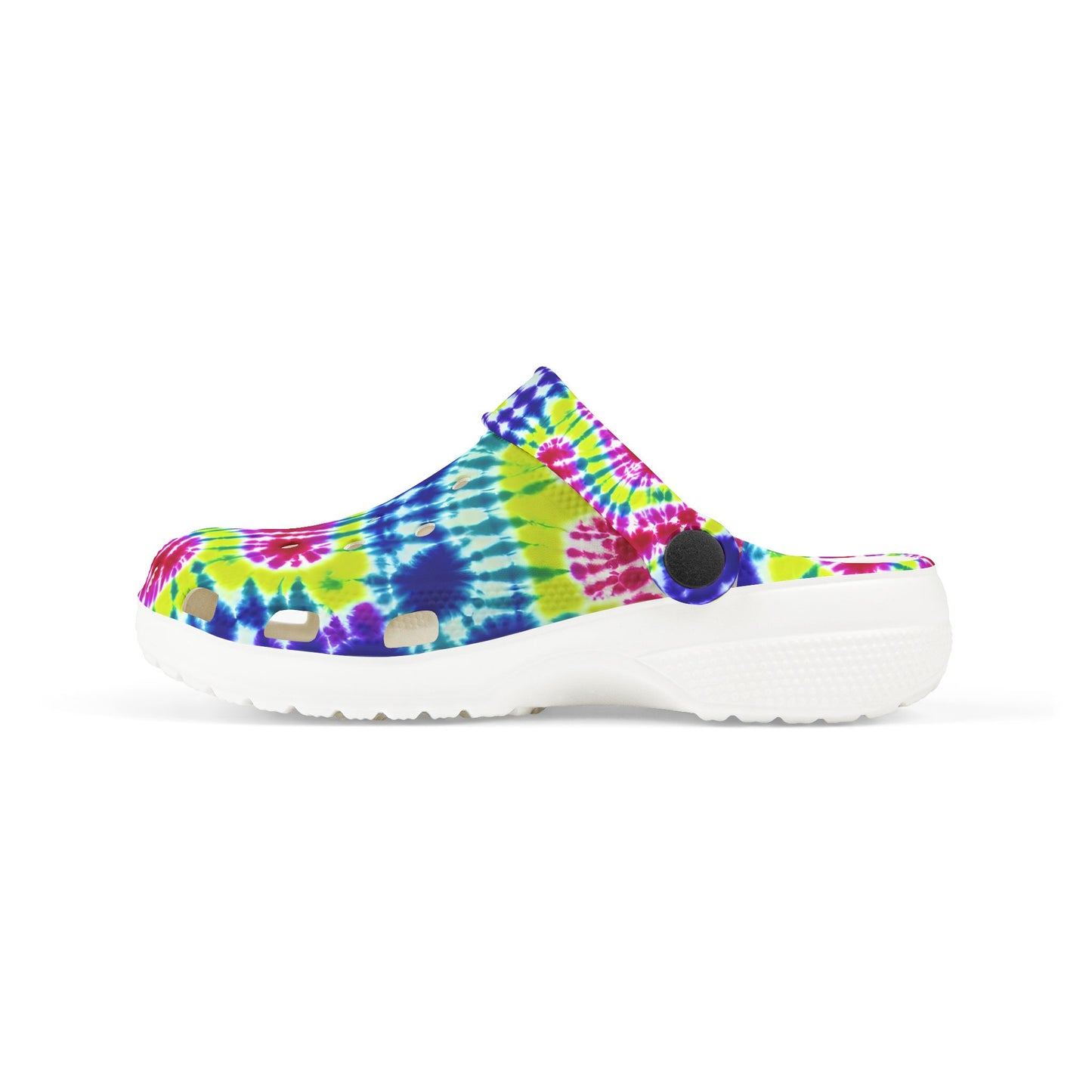 Colorful Tie-Dye Kid's Clogs, Fun Slip-On Shoes for Kids, Summer Footwear, Birthday Gift, Playtime Essentials