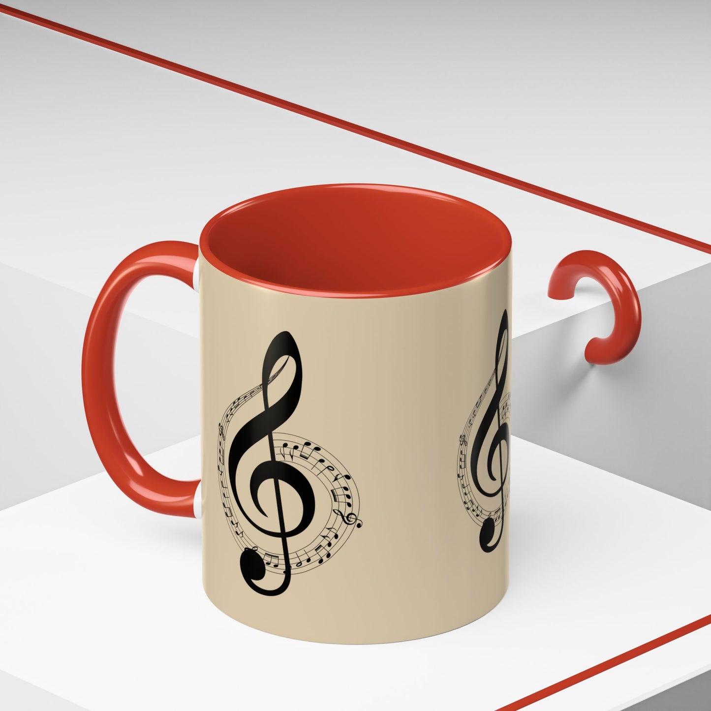 Musical Notes Coffee Mug - Perfect Gift for Music Lovers