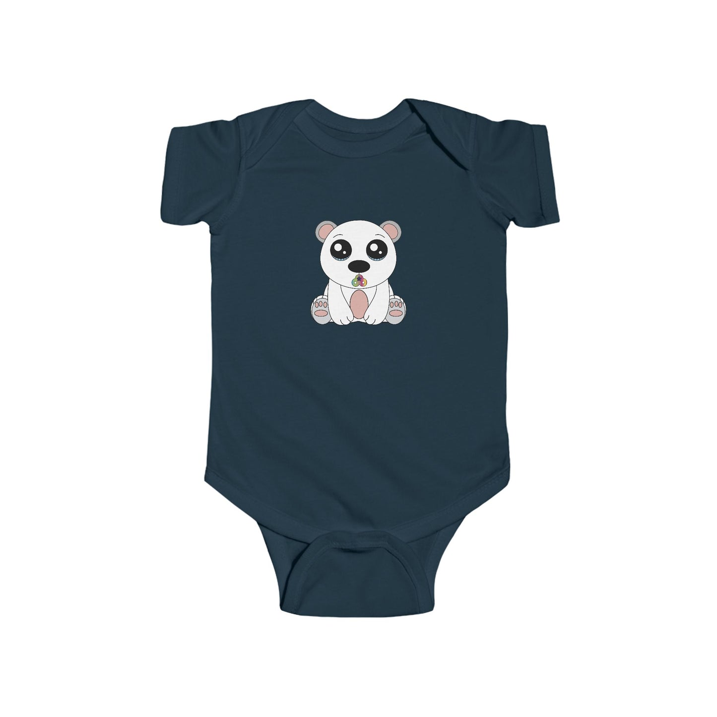 Cute Panda Infant Bodysuit, Adorable Baby Onesie, Perfect Baby Shower Gift, Infant Apparel, Cute Baby Outfit, Cartoon Baby Clothes