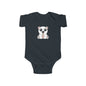 Cute Panda Infant Bodysuit, Adorable Baby Onesie, Perfect Baby Shower Gift, Infant Apparel, Cute Baby Outfit, Cartoon Baby Clothes