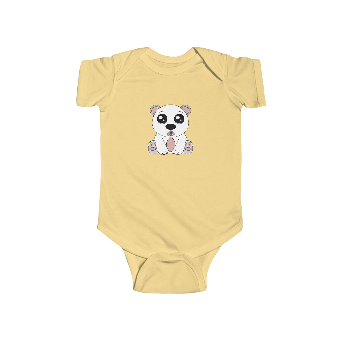 Cute Panda Infant Bodysuit, Adorable Baby Onesie, Perfect Baby Shower Gift, Infant Apparel, Cute Baby Outfit, Cartoon Baby Clothes