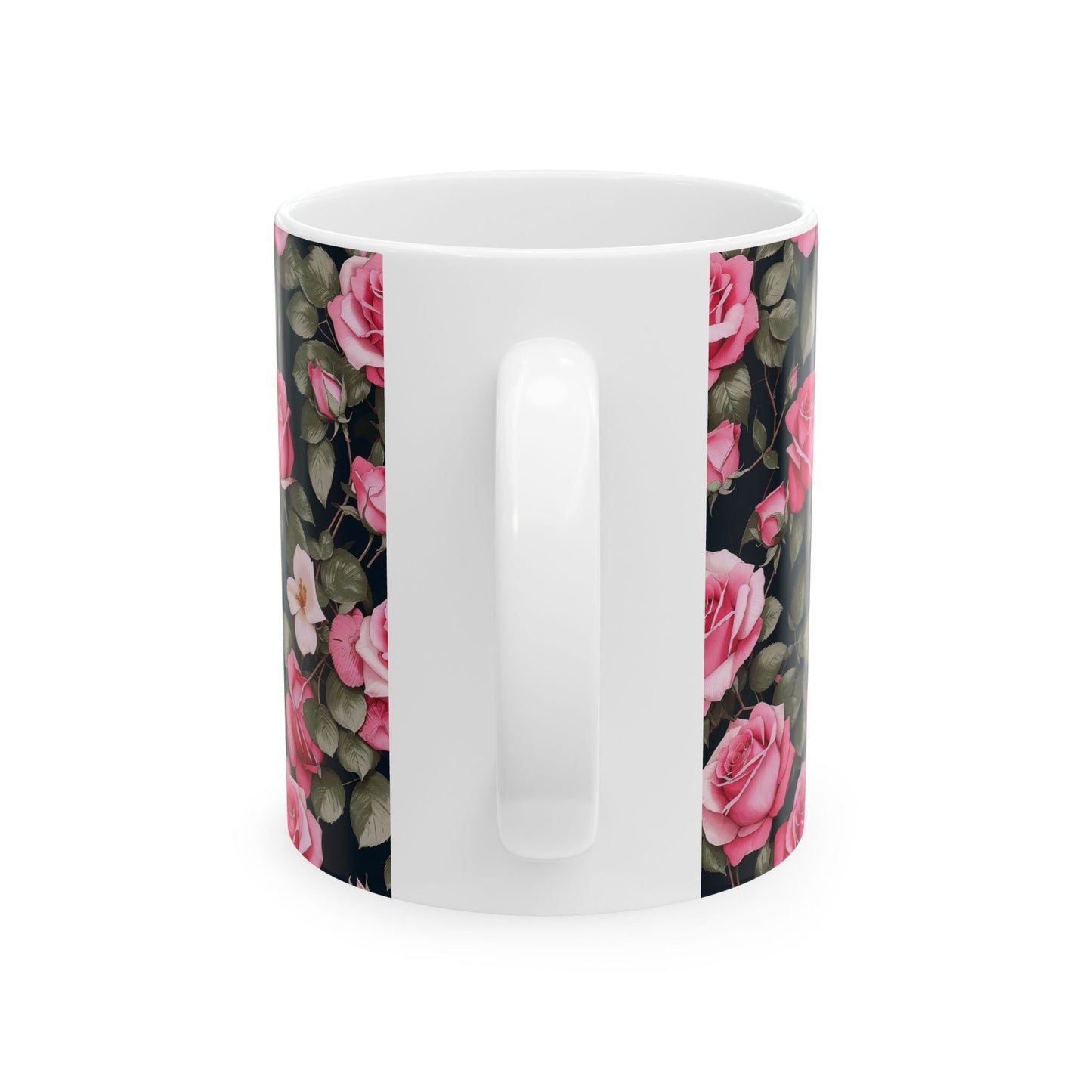 Floral Ceramic Coffee Mug - Perfect for Home, Gifts, Tea Lovers, Mother's Day, Floral Decor, Tea or Coffee, Rose Design