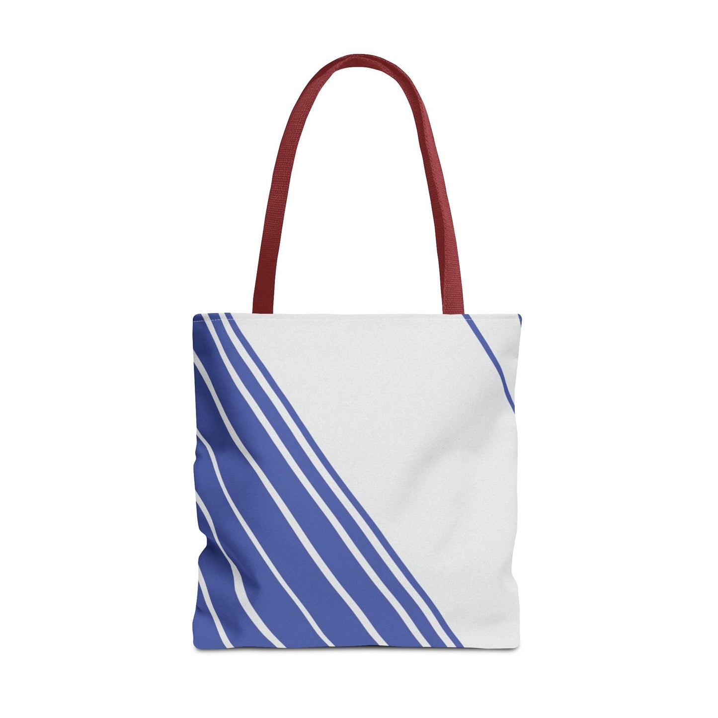 Chic Blue Striped Tote Bag, Stylish Reusable Shopping Bag, Beach Bag, Everyday Carry, Gift for Her