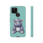 Cute Hippo Phone Case, Tough Phone Cover, Fun Animal Case, Gift for Kids, Cute Decor, Birthday Present