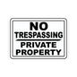 No Trespassing Stickers, Safety Decals for Home or Office, Private Property Sign, Outdoor Stickers, Unique Gift Idea