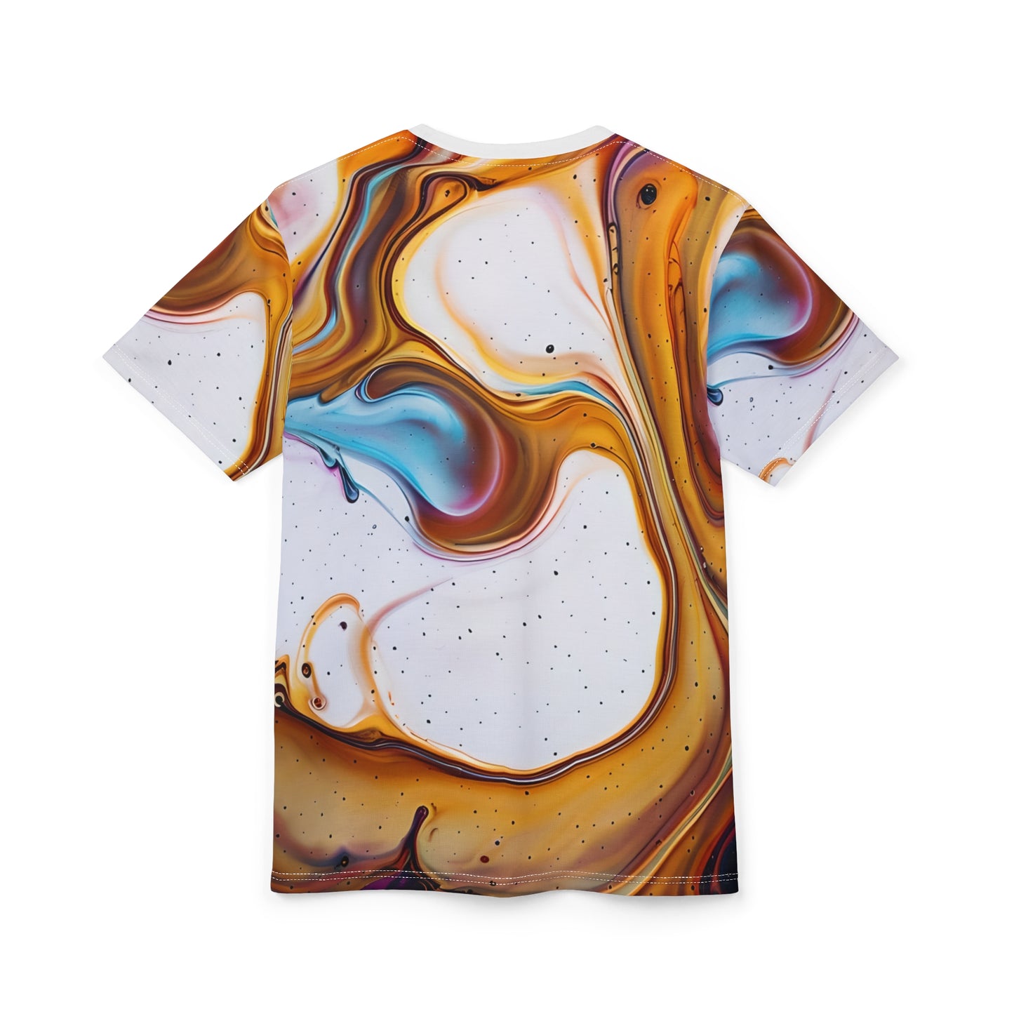 Abstract Swirl Unisex Tee, Artistic Graphic Shirt, Unique Fashion Top, Trendy Gift, Casual Wear, Statement Tee