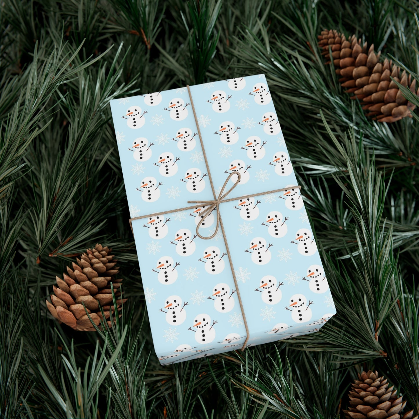 Snowman Gift Wrap Papers, Holiday Wrapping Paper, Christmas Gift Wrap, Cute Snowman Design, Winter Celebration Supplies