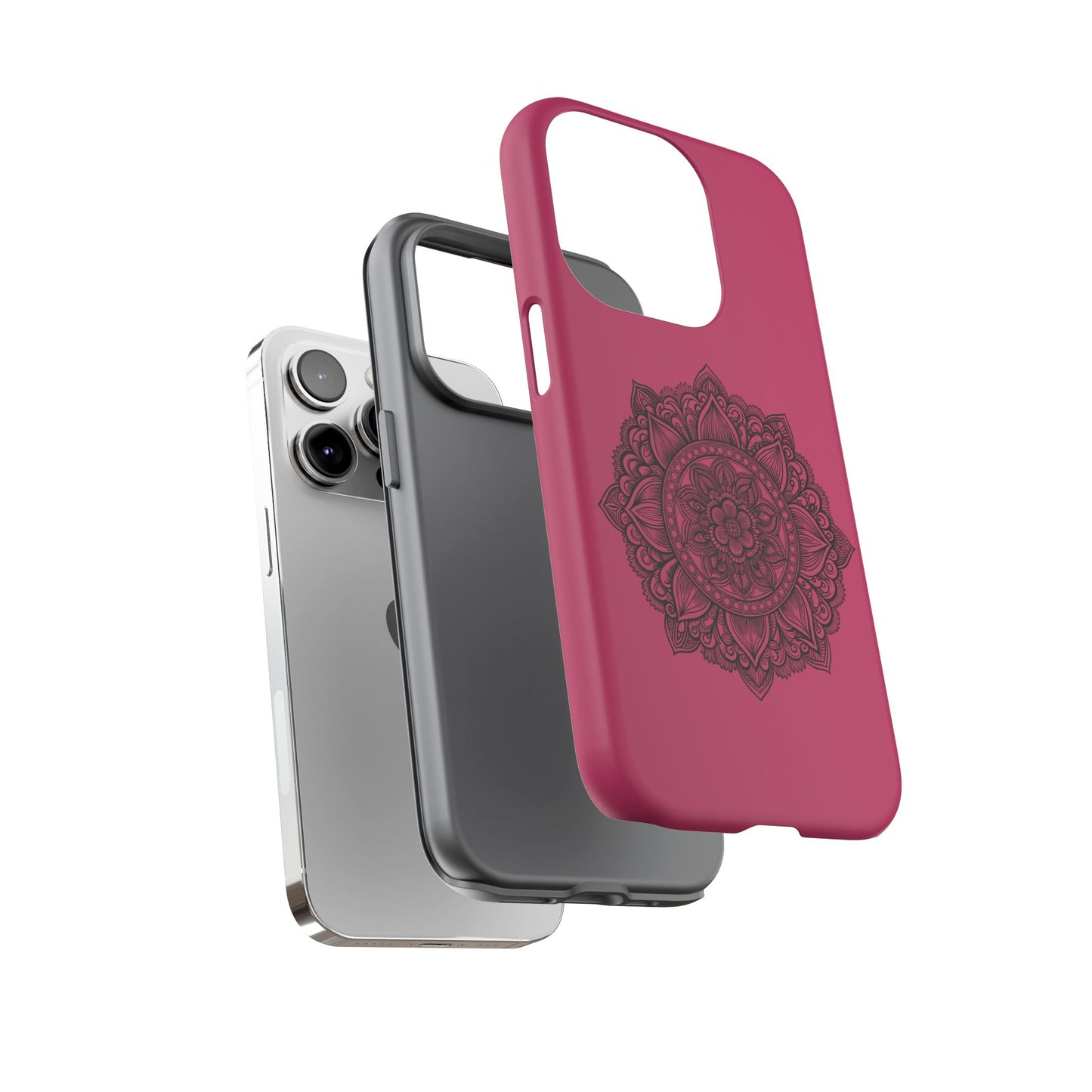 Vibrant Mandala Phone Case, Artistic Protection Cover, Gift for Her, Trendy Accessories, Birthday or Holiday Present