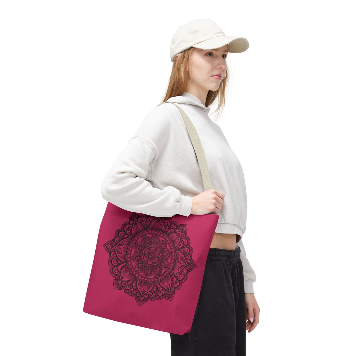 Mandala Tote Bag, Bohemian Style Bag, Eco-Friendly Shopping Bag, Gift for Her, Yoga Lover Tote