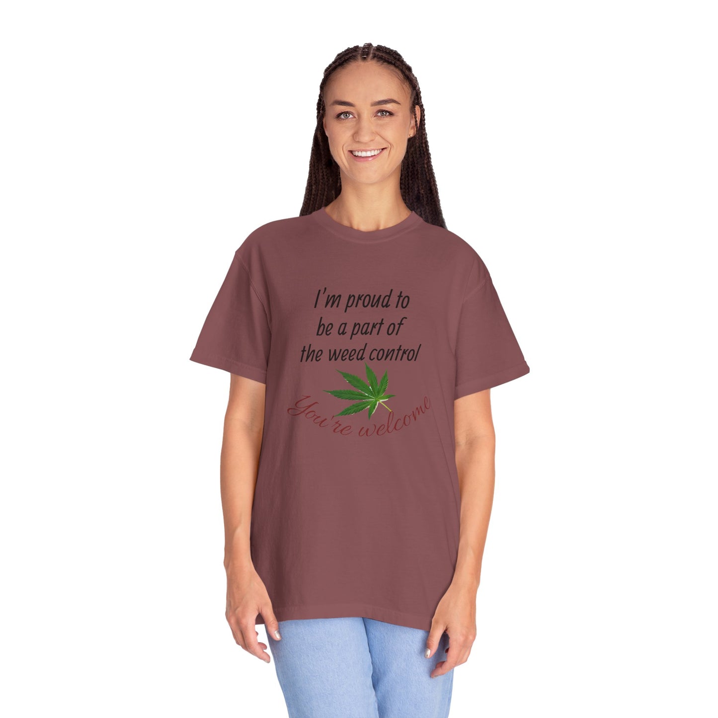 Proud Weed Control Unisex T-shirt, Cannabis Enthusiast Gift, Stoner Humor Tee, Eco-Friendly Apparel, Perfect for 420 Celebrations