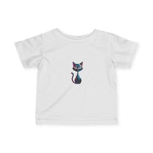 Cute Cat Infant Tee, Baby T-Shirt, Toddler Tee, Kids Gift, Pet Lover Shirt, Cat Lover Baby Clothes