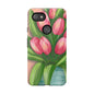 Floral Phone Case with Vibrant Tulips - Tough Cases for Garden Lovers, Spring Gifts, Nature Enthusiasts, Unique Gadget Accessories, [...]