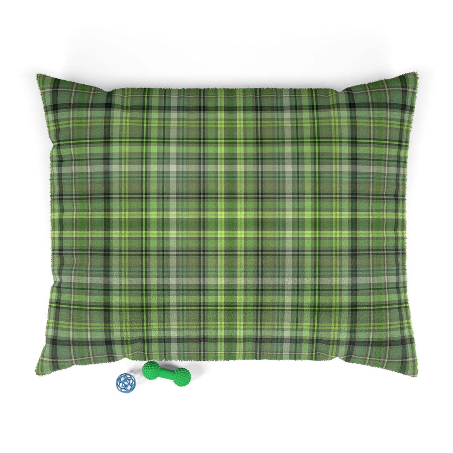 Plaid Pet Bed for Cozy Pets, Dog Bed, Cat Bed, Cute Animal Decor, Holiday Gift for Pet Lovers