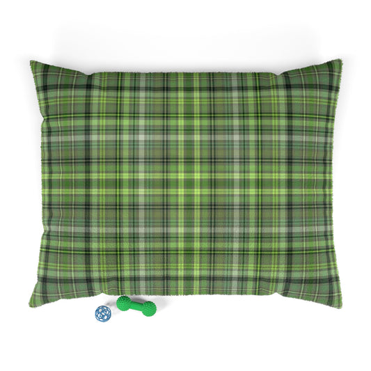 Plaid Pet Bed for Cozy Pets, Dog Bed, Cat Bed, Cute Animal Decor, Holiday Gift for Pet Lovers