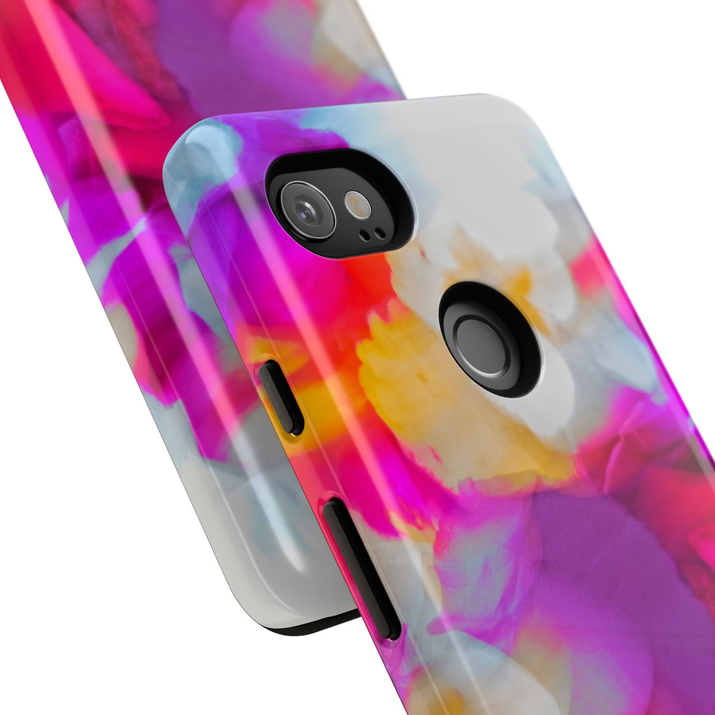 Floral Phone Case: Stylish Art for Your Device, Tough Cases, Gift for Her, Flower Print, Trendy Accessories, Phone Protection