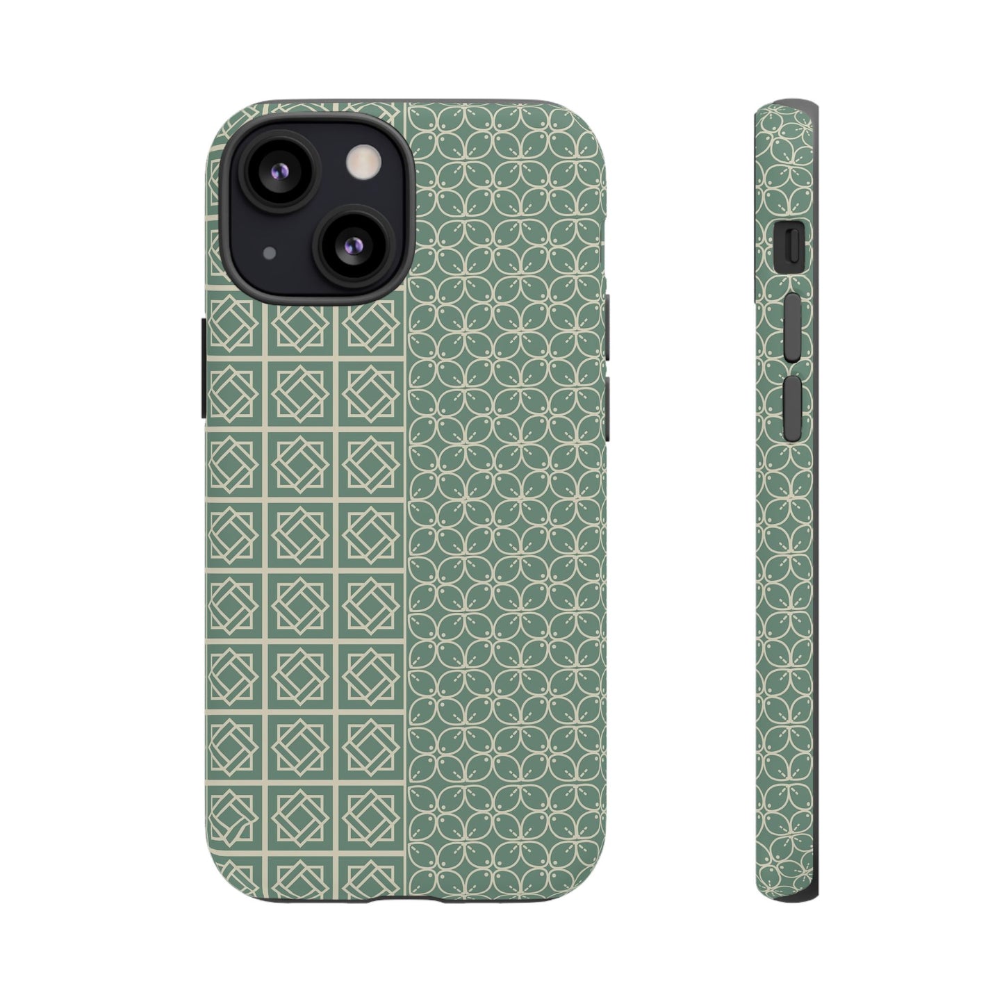 Stylish Phone Case with Geometric Patterns, Tough Cases, Durable Cell Phone Cover, Trendy Smartphone Accessory, Functional Gift Idea