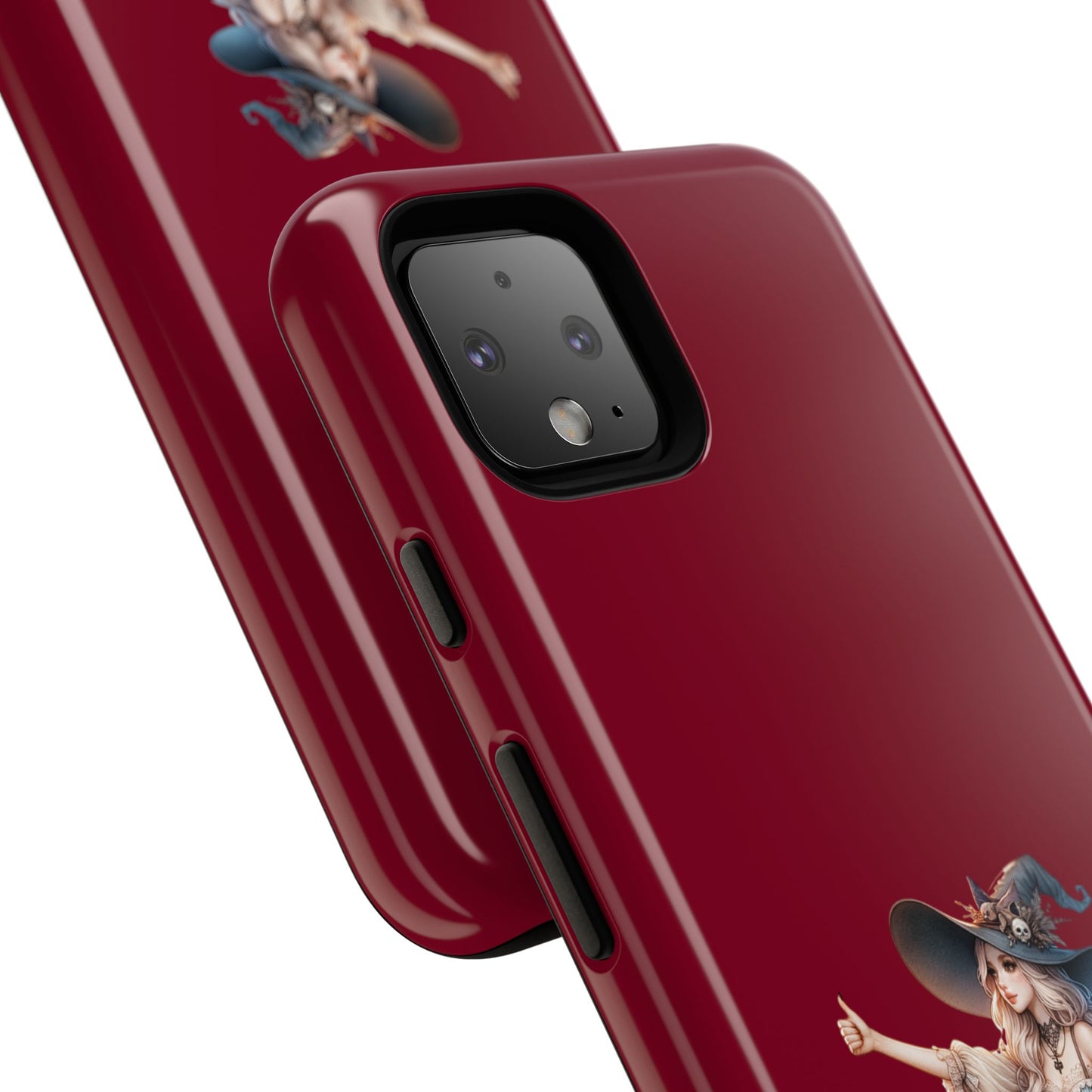 Witchy Phone Case - Magical, Durable - Halloween Gift, Cosplay Accessory, Cute Witch Design