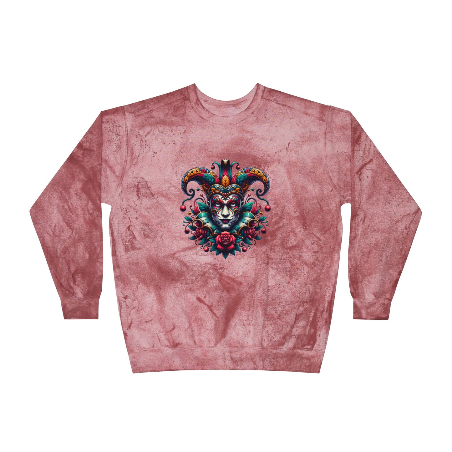 Vibrant Art-Inspired Unisex Sweatshirt, Colorful Crewneck