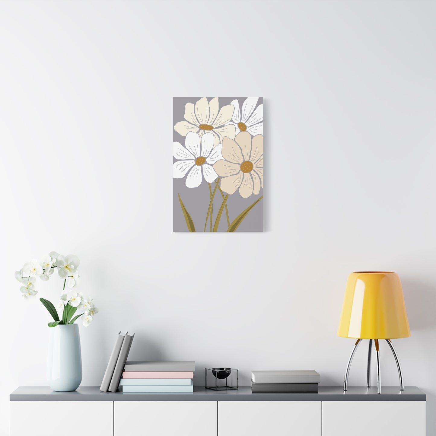 Copy of Copy of Matte Canvas, Stretched, 1.25" Tulips Pink and Purple Flowers