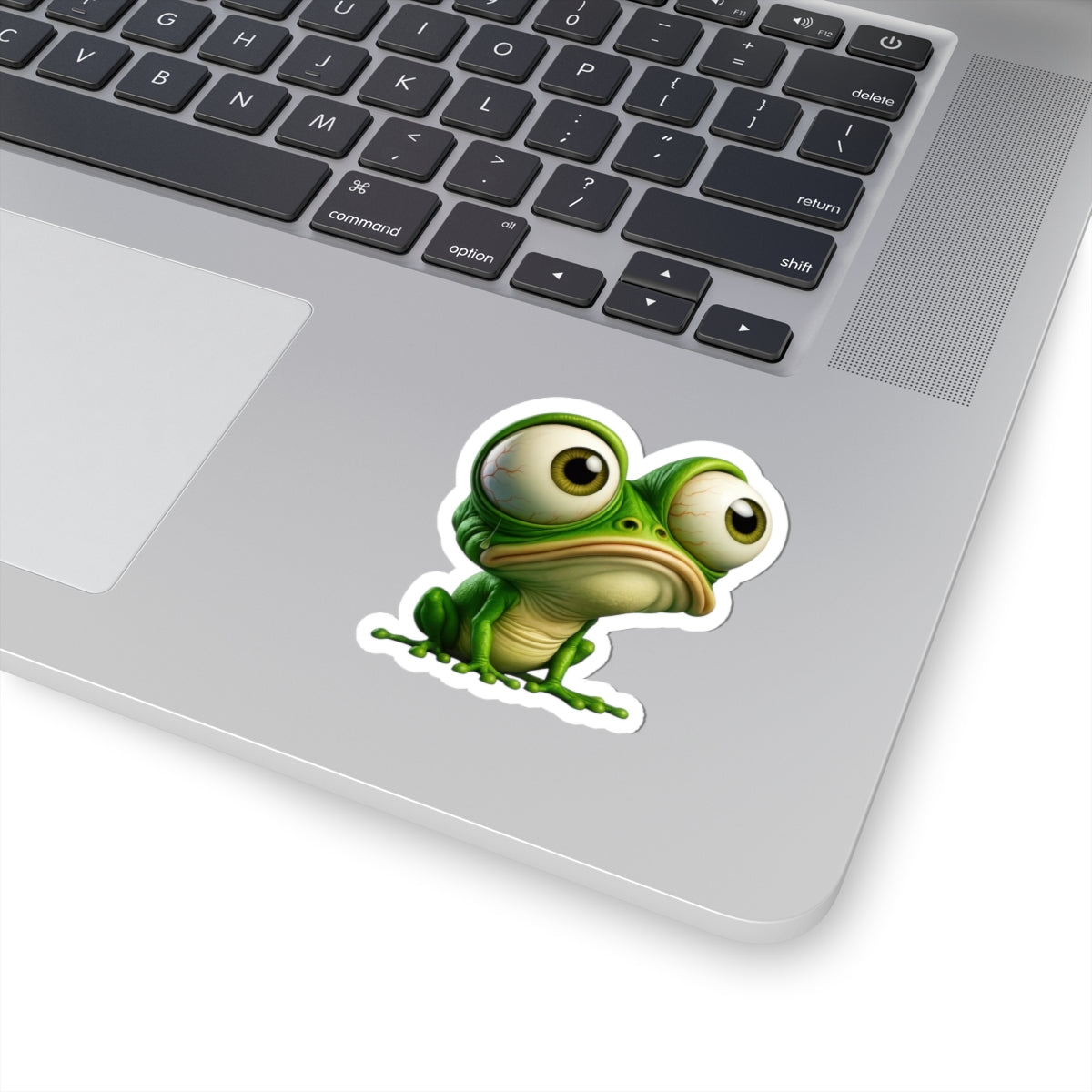 Playful Frog Kiss-Cut Stickers - Perfect for Laptops and Water Bottles
