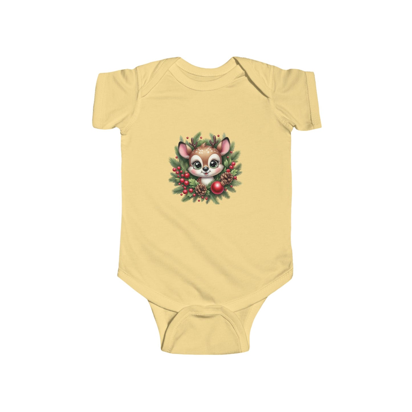 Adorable Holiday Baby Bodysuit, Cute Infant Christmas Outfit, Festive Newborn Apparel, Baby Shower Gift, Winter Wonderland Clothing