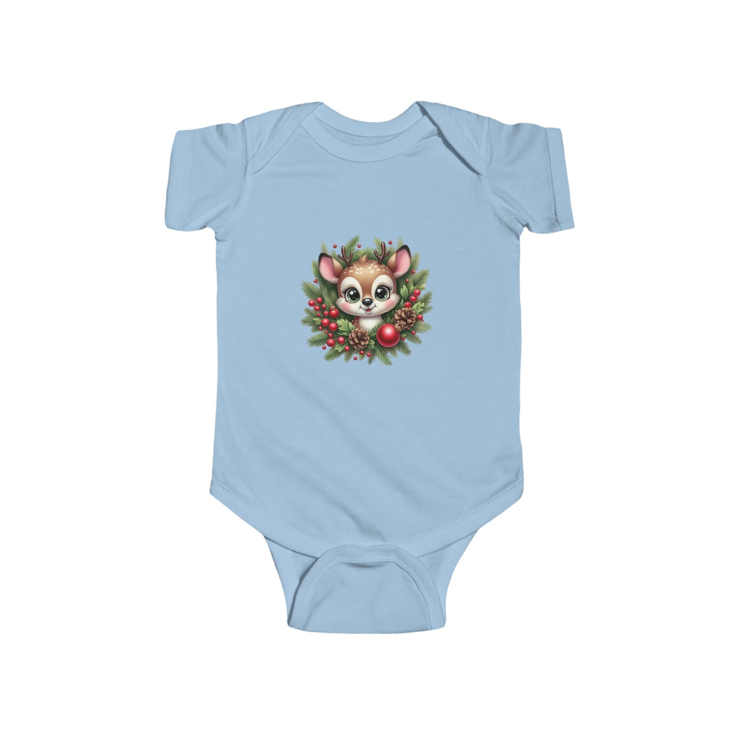 Adorable Holiday Baby Bodysuit, Cute Infant Christmas Outfit, Festive Newborn Apparel, Baby Shower Gift, Winter Wonderland Clothing