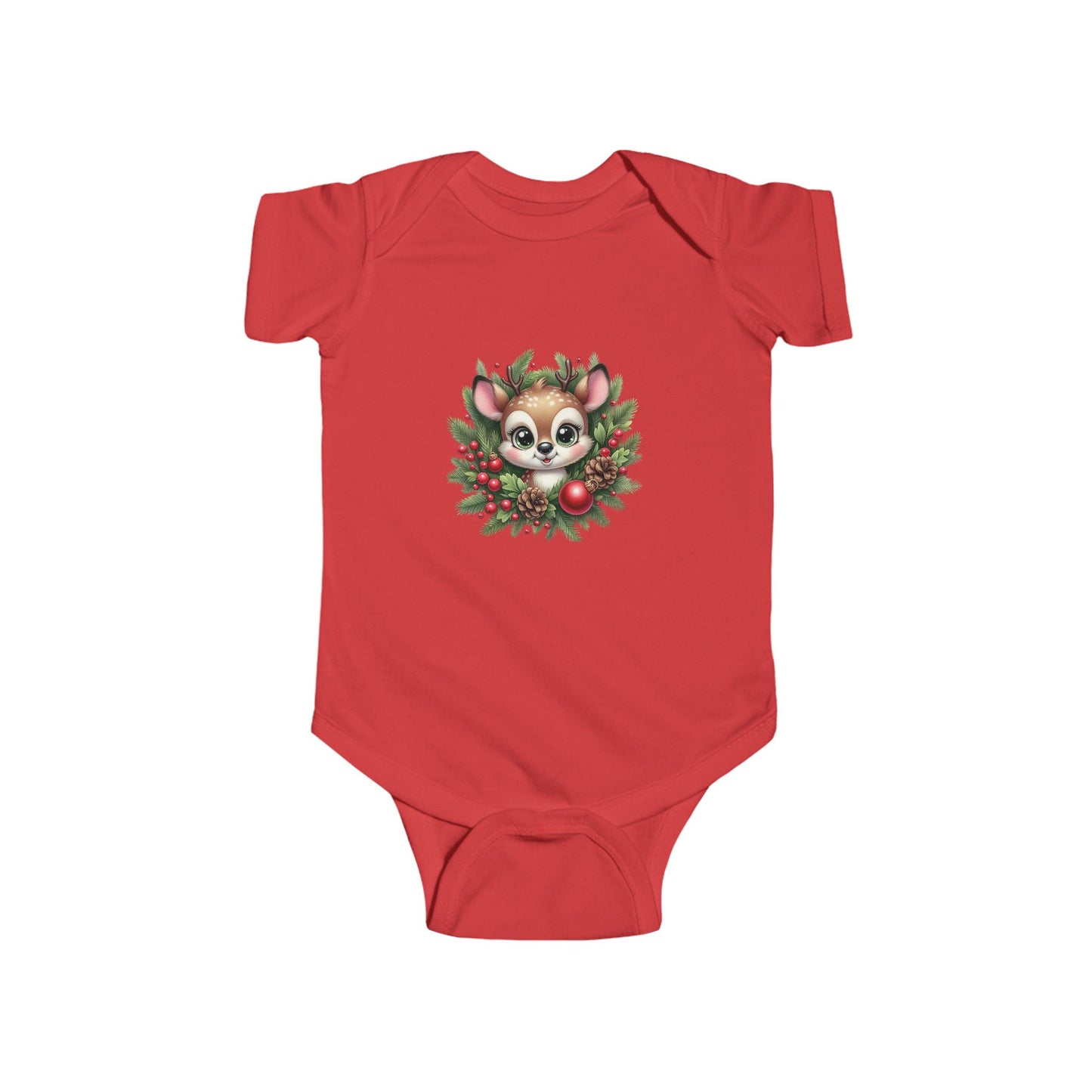 Adorable Holiday Baby Bodysuit, Cute Infant Christmas Outfit, Festive Newborn Apparel, Baby Shower Gift, Winter Wonderland Clothing