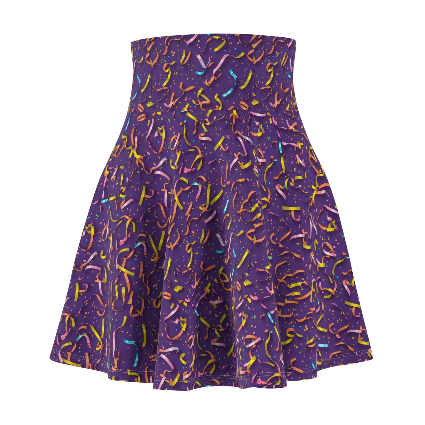 Colorful Women's Skater Skirt | Fun and Playful Fashion | Perfect for Festivals, Birthday Parties, Summer Outings, Casual Wear, Gifts