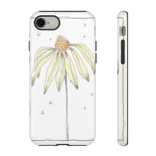 Flower Phone Case with Delicate Design, Tough Phone Cover, Nature Lover Gift, Floral Tech Accessory, Stylish Phone Protection