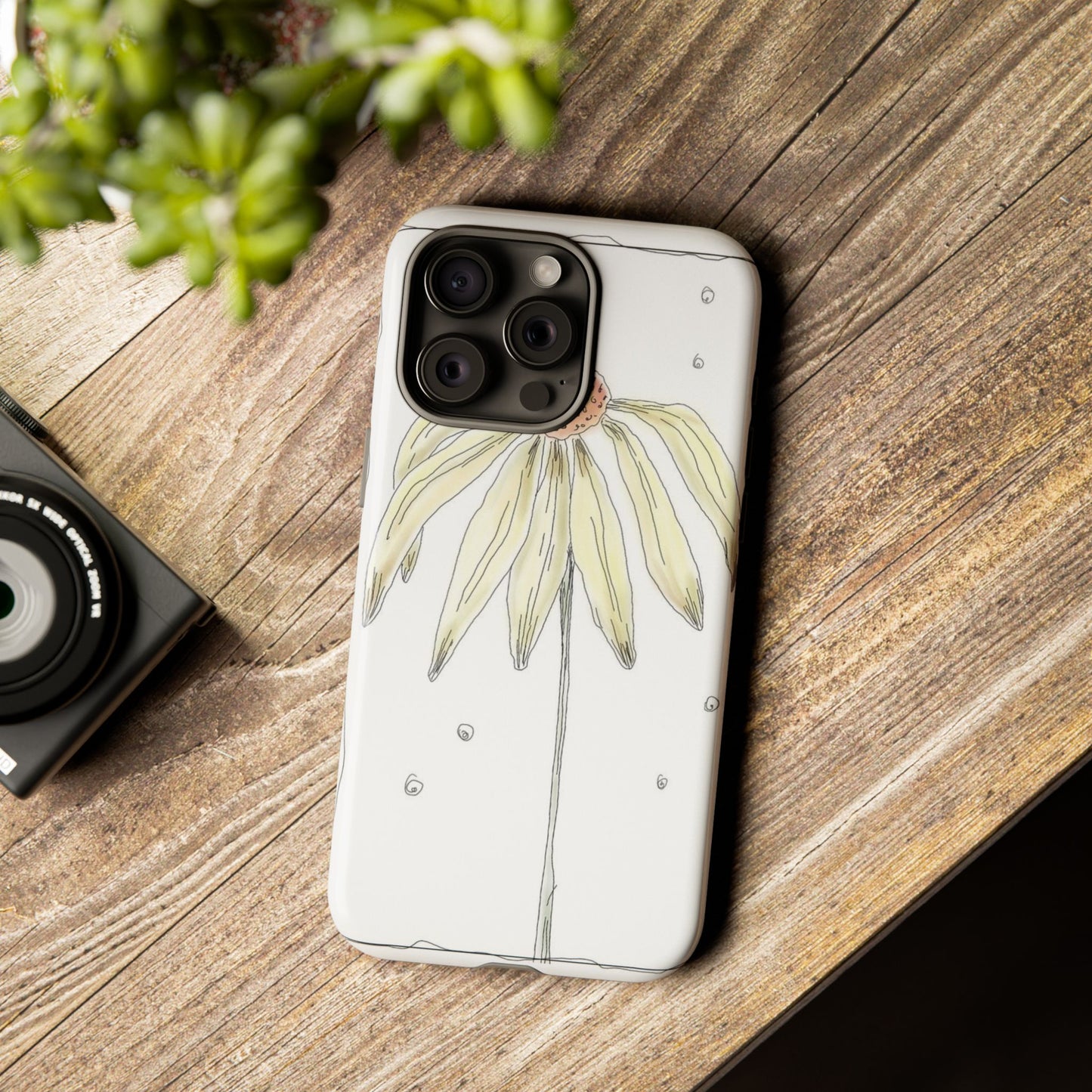 Flower Phone Case with Delicate Design, Tough Phone Cover, Nature Lover Gift, Floral Tech Accessory, Stylish Phone Protection