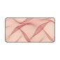 Blush Wave Desk Mat — Elegant Pink Abstract Mouse Pad for Office & Home
