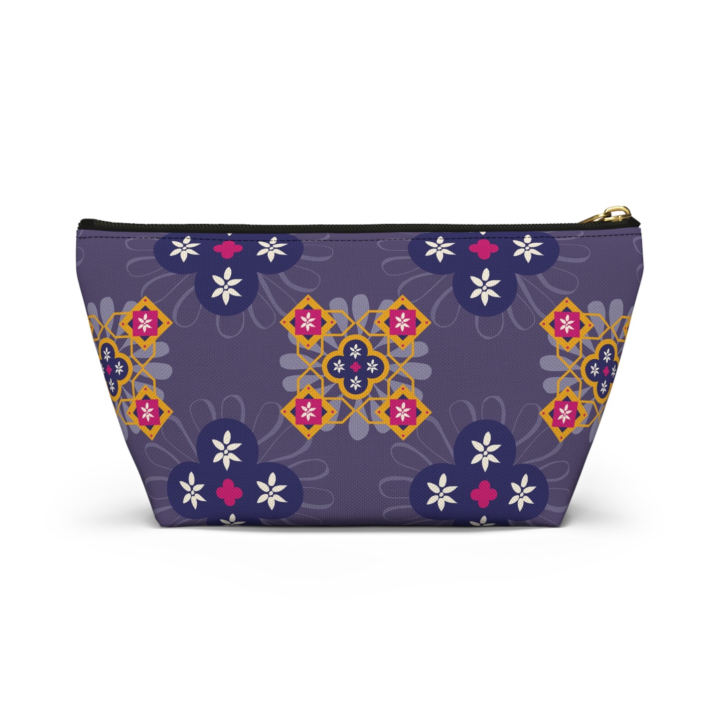 Vibrant Floral Accessory Pouch, Makeup Bag, Travel Organizer, Cute Storage, Gift for Her