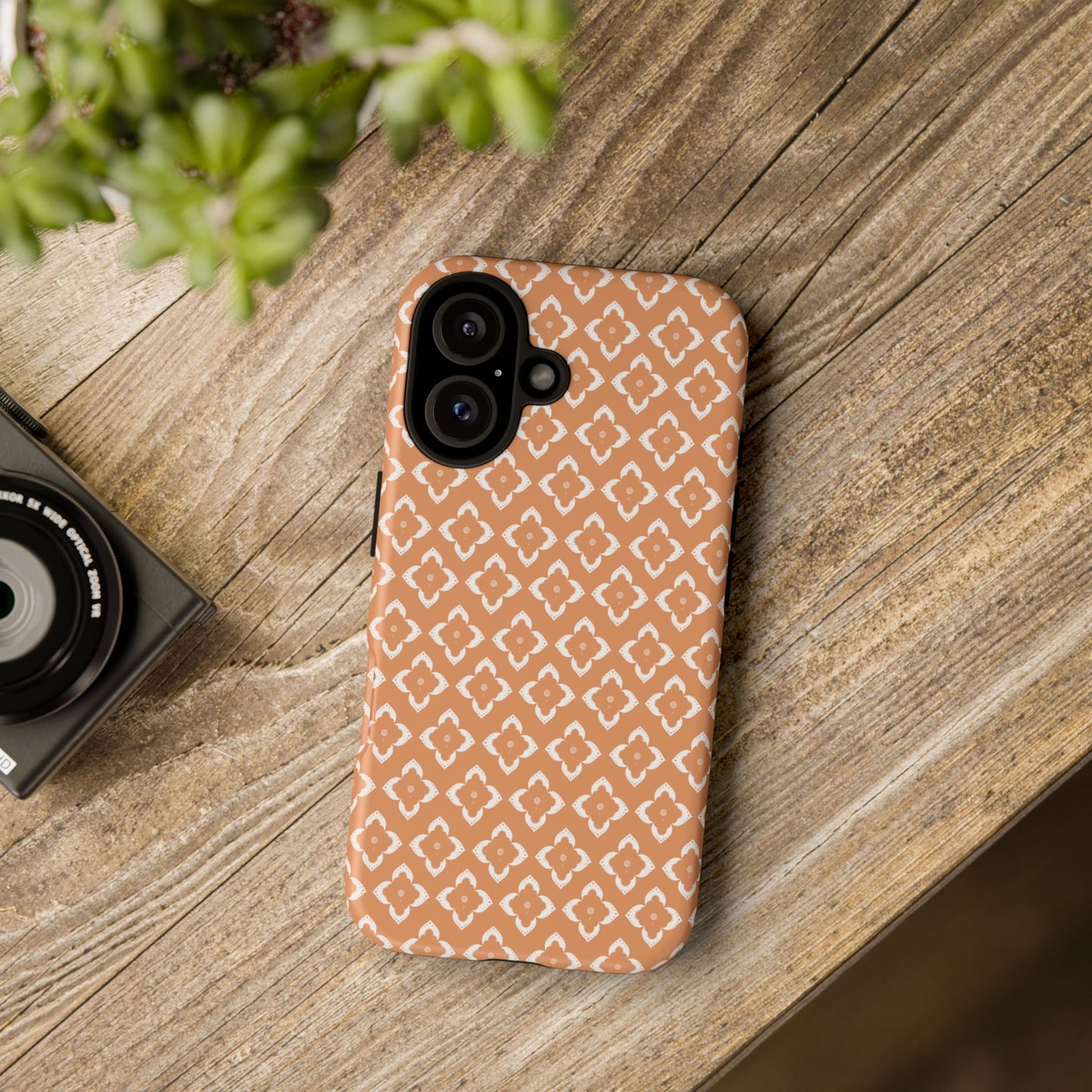 Stylish Phone Case, Tough Cases for Protection, Trendy Design, Gift for Tech Lovers, Phone Accessories, Floral Pattern