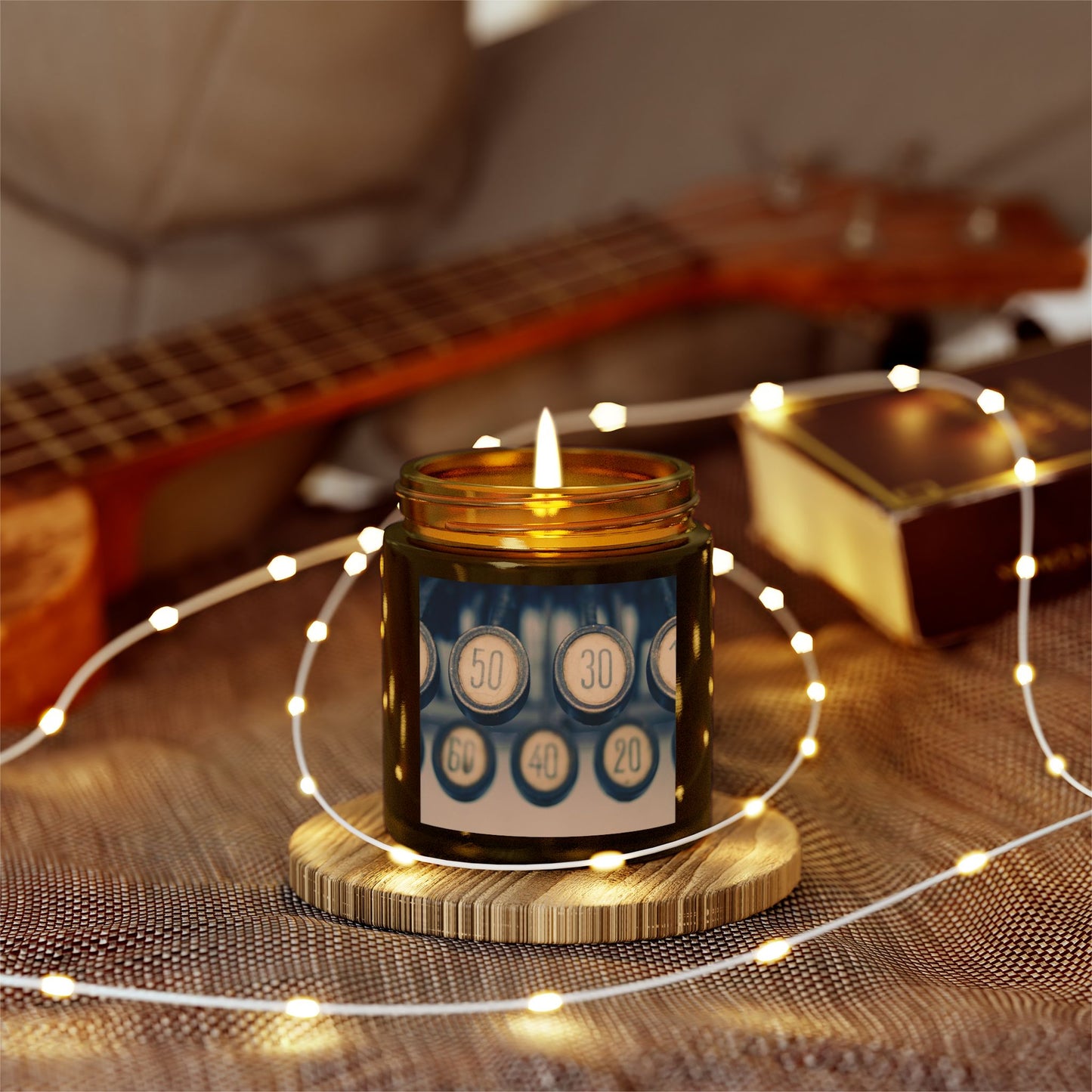 Coconut Apricot Scented Candle, Relaxing Home Fragrance, Aromatherapy Gift, Birthday Candle, Self-Care Essential, Eco-Friendly Decor