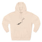 Trumpet Music Notes Hoodie — Minimalist Jazz Instrument Pullover