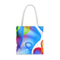 Vibrant Abstract Tote Bag, Colorful Beach Bag, Reusable Grocery Tote, Stylish Everyday Bag, Gift for Art Lovers