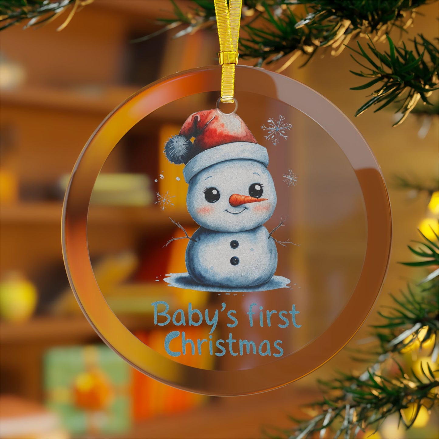 Glass Ornaments Baby's First Christmas