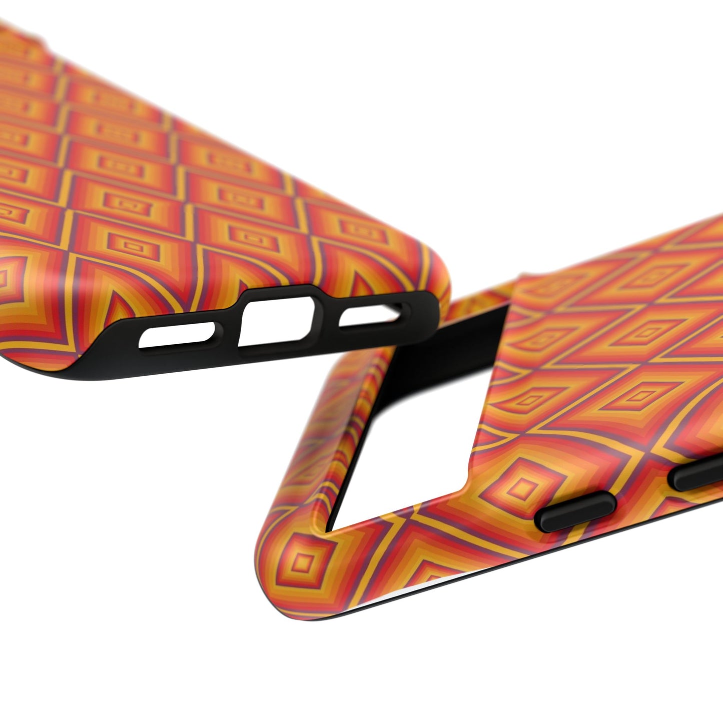 Geometric Phone Case, Tough Cases for Protection, Stylish Smartphone Cover, Vibrant Patterned Phone Accessory, Unique Gift Idea, [...]
