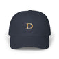 Classic Gold Initial Dad Cap - Letter D