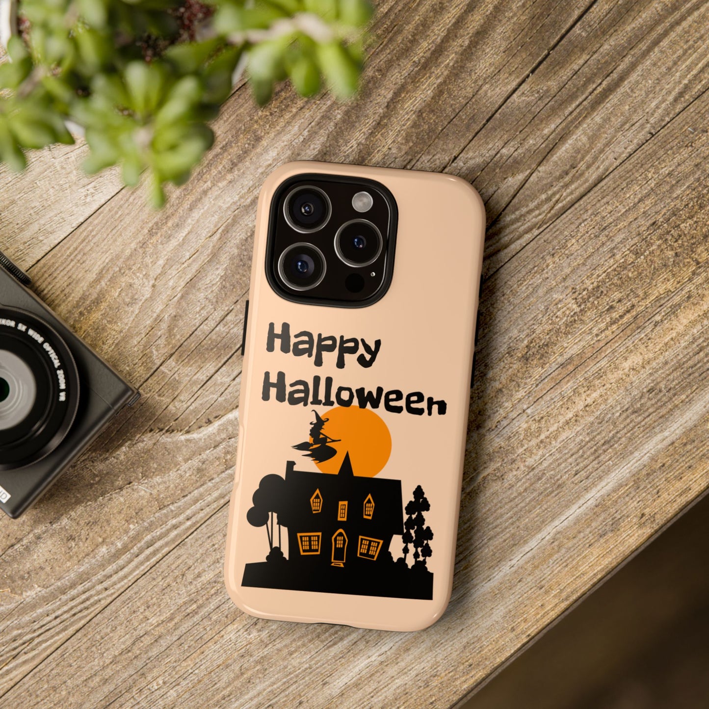 Halloween Phone Case, Spooky Mobile Cover, Tough Case for Phone, Witch Design, Fall Decor, Unique Gift for Halloween