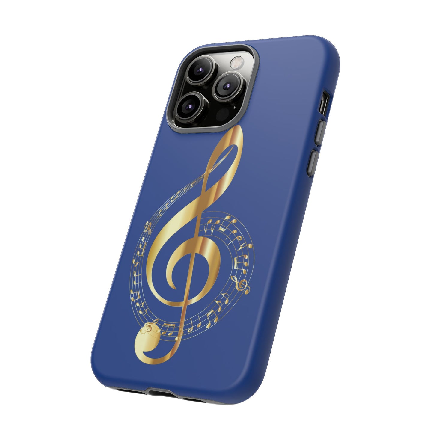 Tough Cases Blue and Gold Musical Note