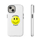 Happy Face Phone Case, Tough Cases, Don’t Worry, Be Happy, Cute Gift for Friends, Positive Vibes, Fun Mobile Accessories