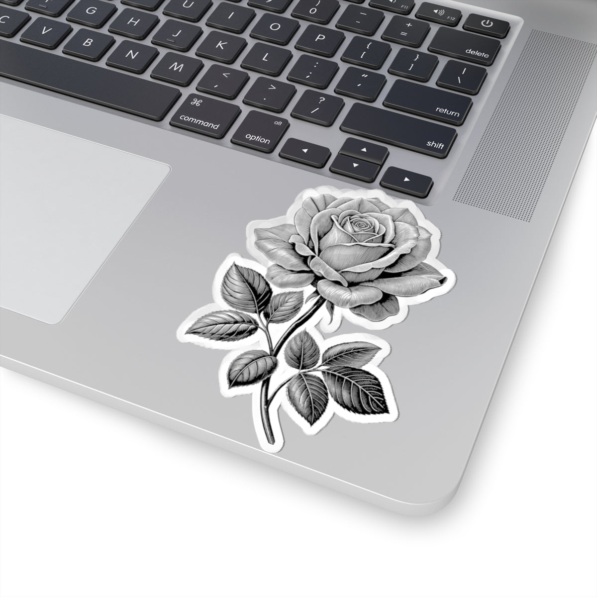 Elegant Rose Kiss-Cut Stickers, Floral Decor, Laptop Stickers, Flower Art, [...]