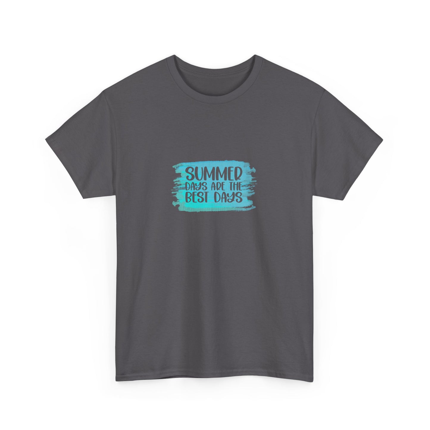 Summer Vibes Unisex Heavy Cotton Tee, Casual Wear, Graphic Tee, Gift for Friends, Festival Clothing, Summer Celebration