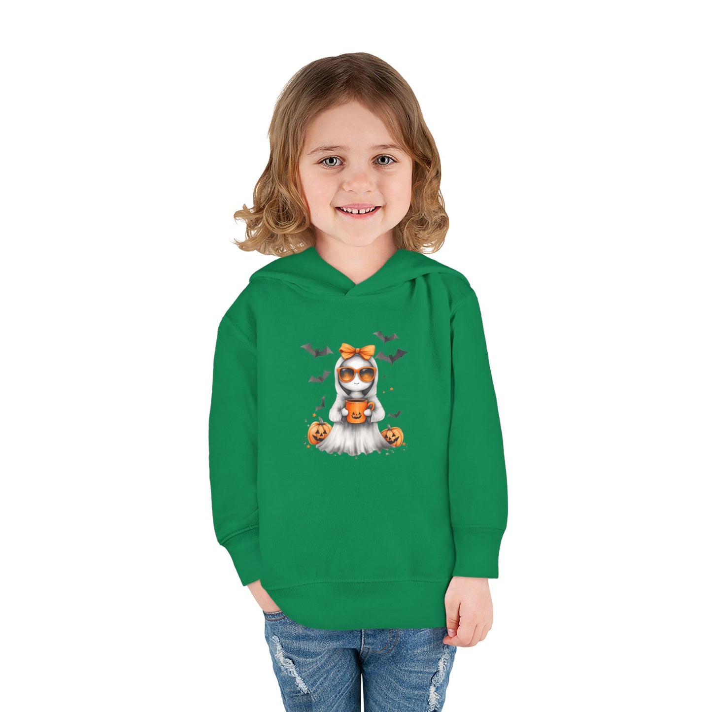 Adorable Halloween Toddler Fleece Hoodie with Cute Pumpkin Design, Kids Halloween Outfit, Fall Fashion, Cozy Kids Sweatshirt